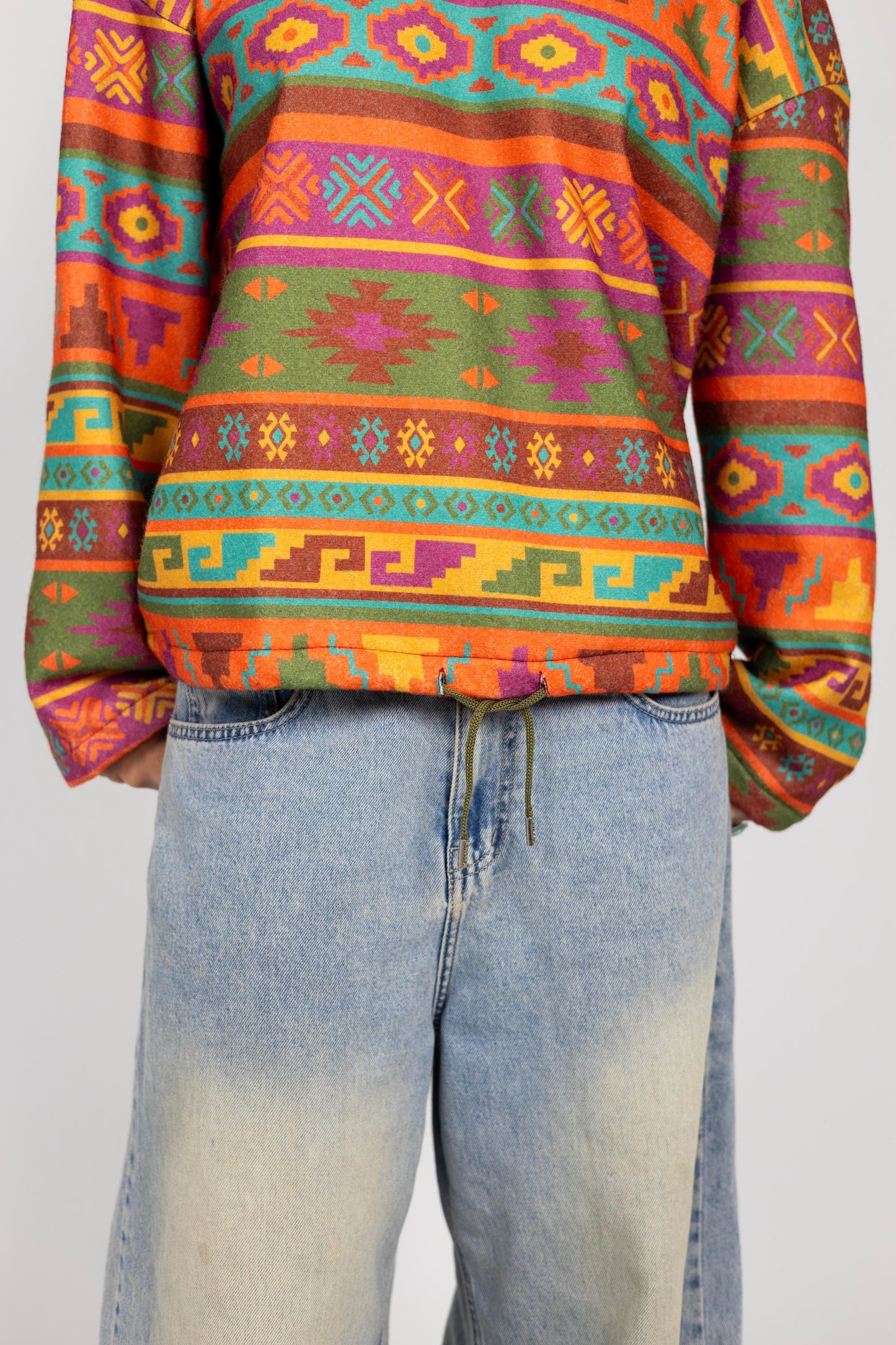 Flocons Et Bonbons Reversible Hoodie