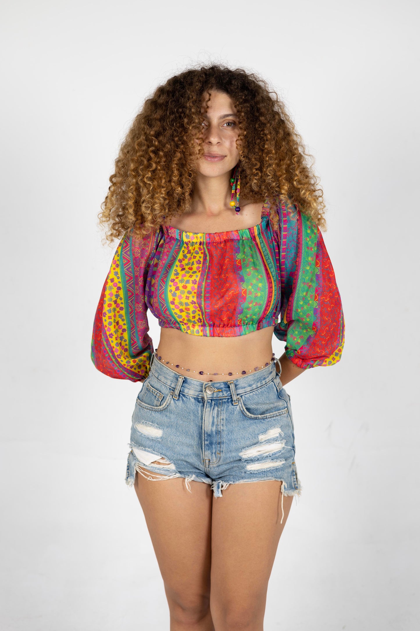 Stropicolors Off shoulders Croptop