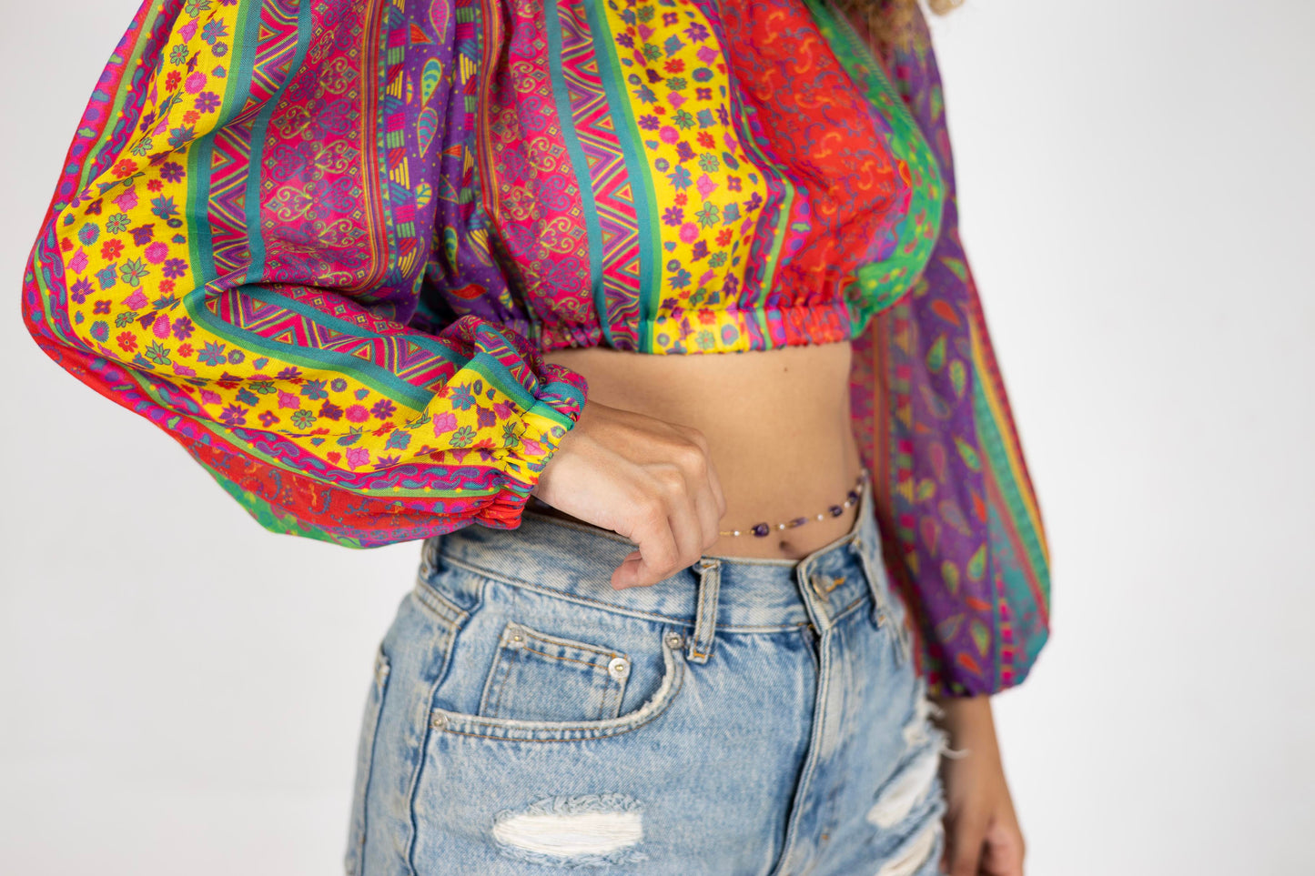 Stropicolors Off shoulders Croptop