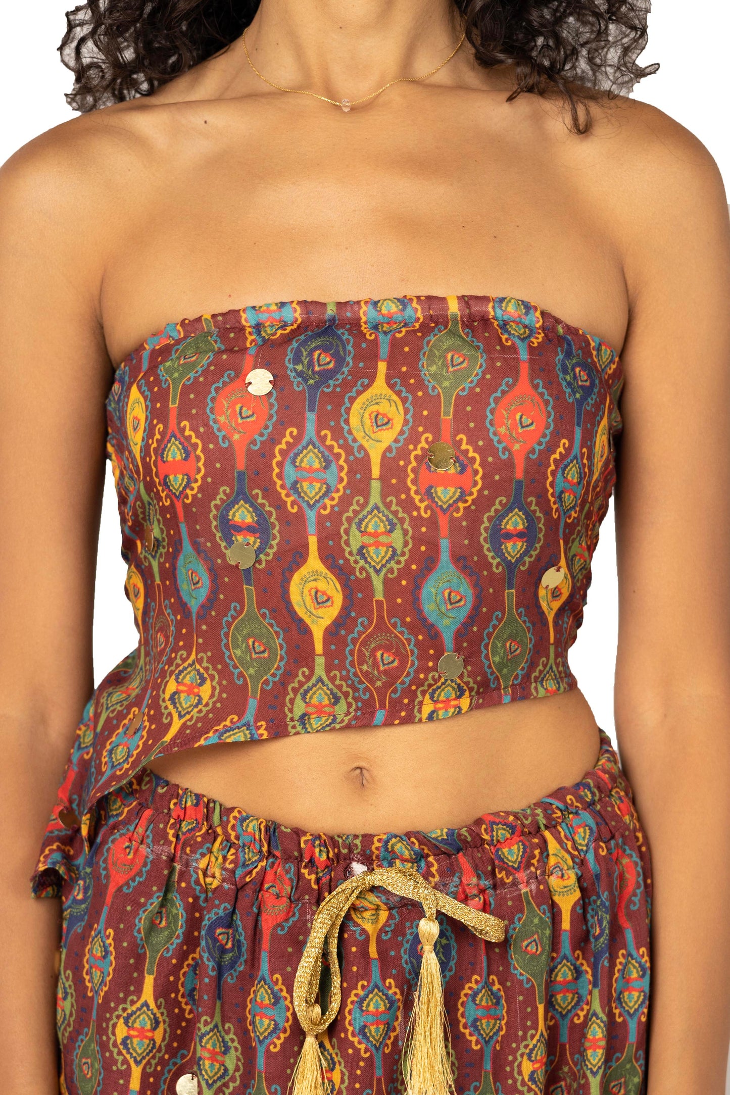 Sangria Asymmetrical Croptop