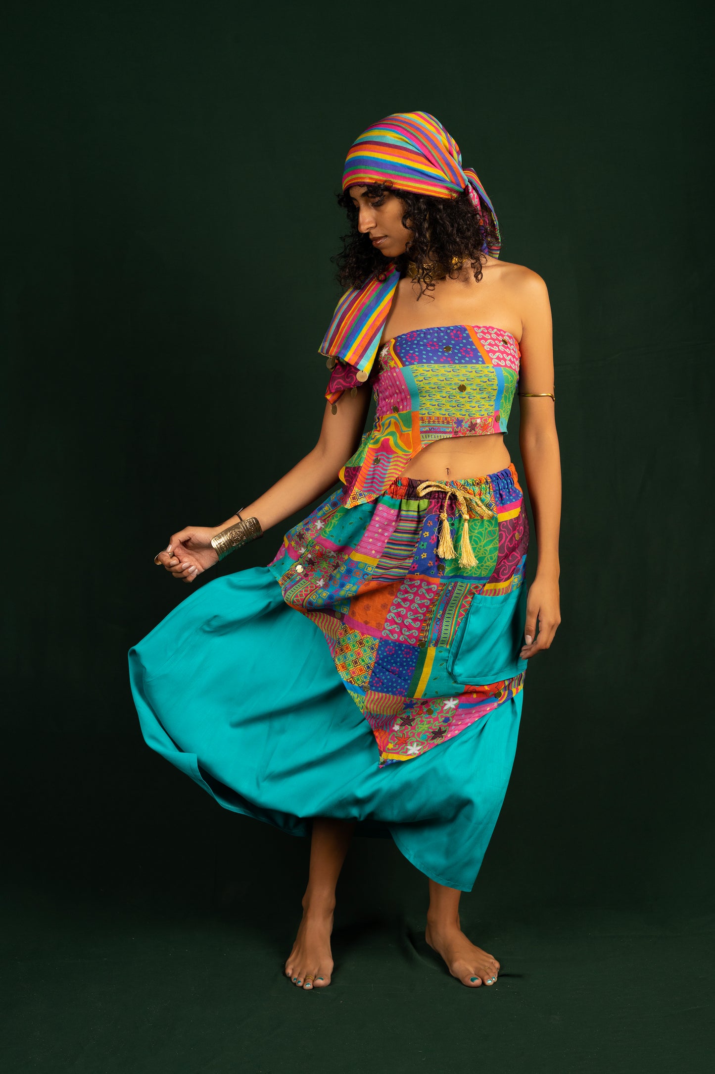 Gypsy Patches Skirt