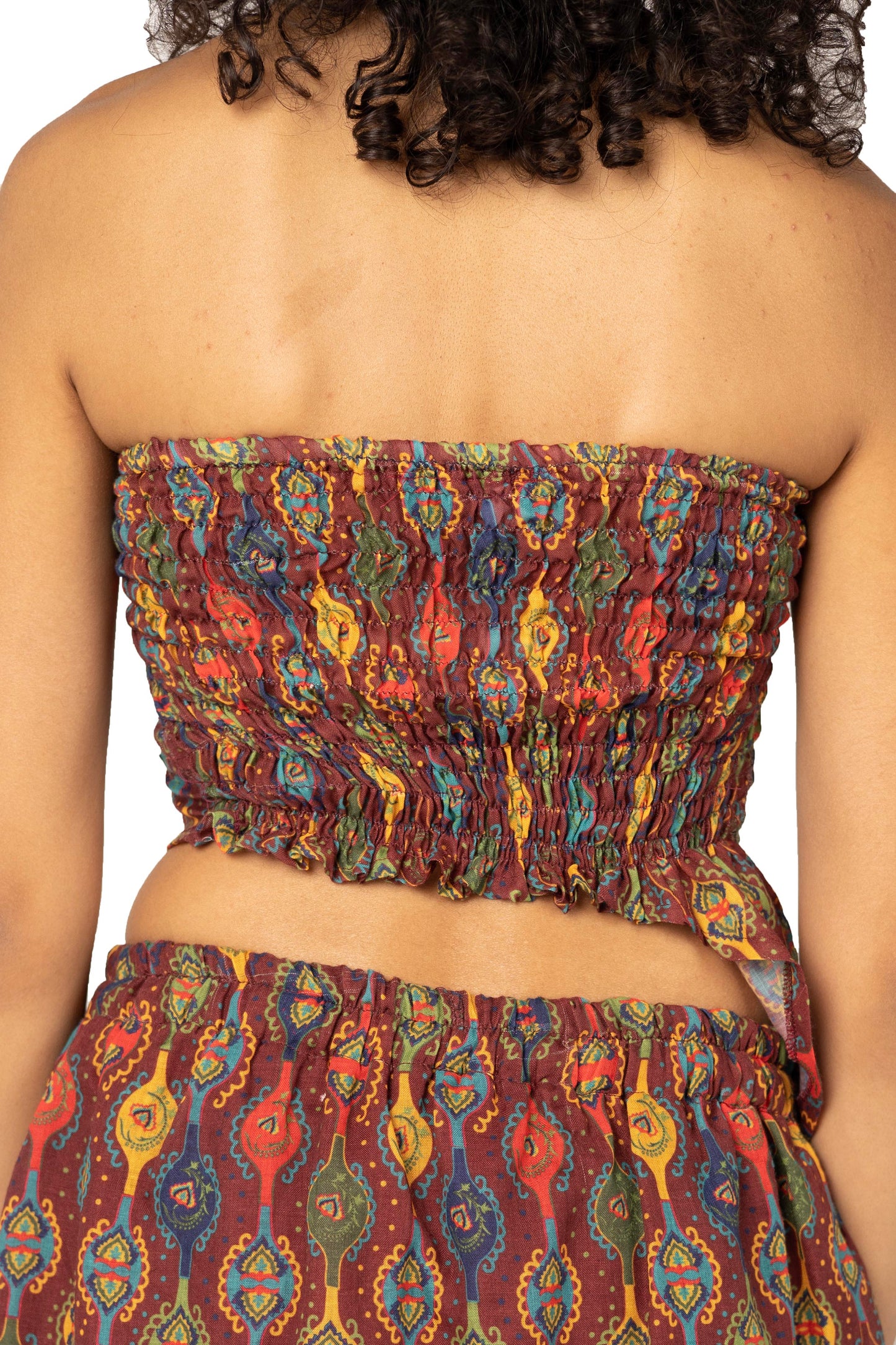 Sangria Asymmetrical Croptop