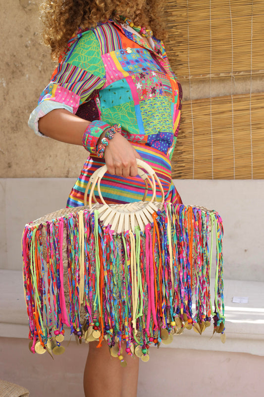 Happy Hippie Beach Bag