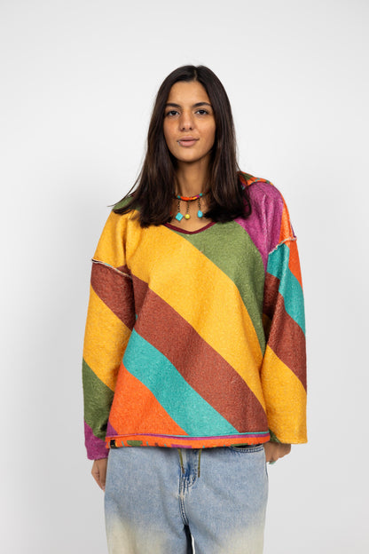 Flocons Et Bonbons Reversible Hoodie