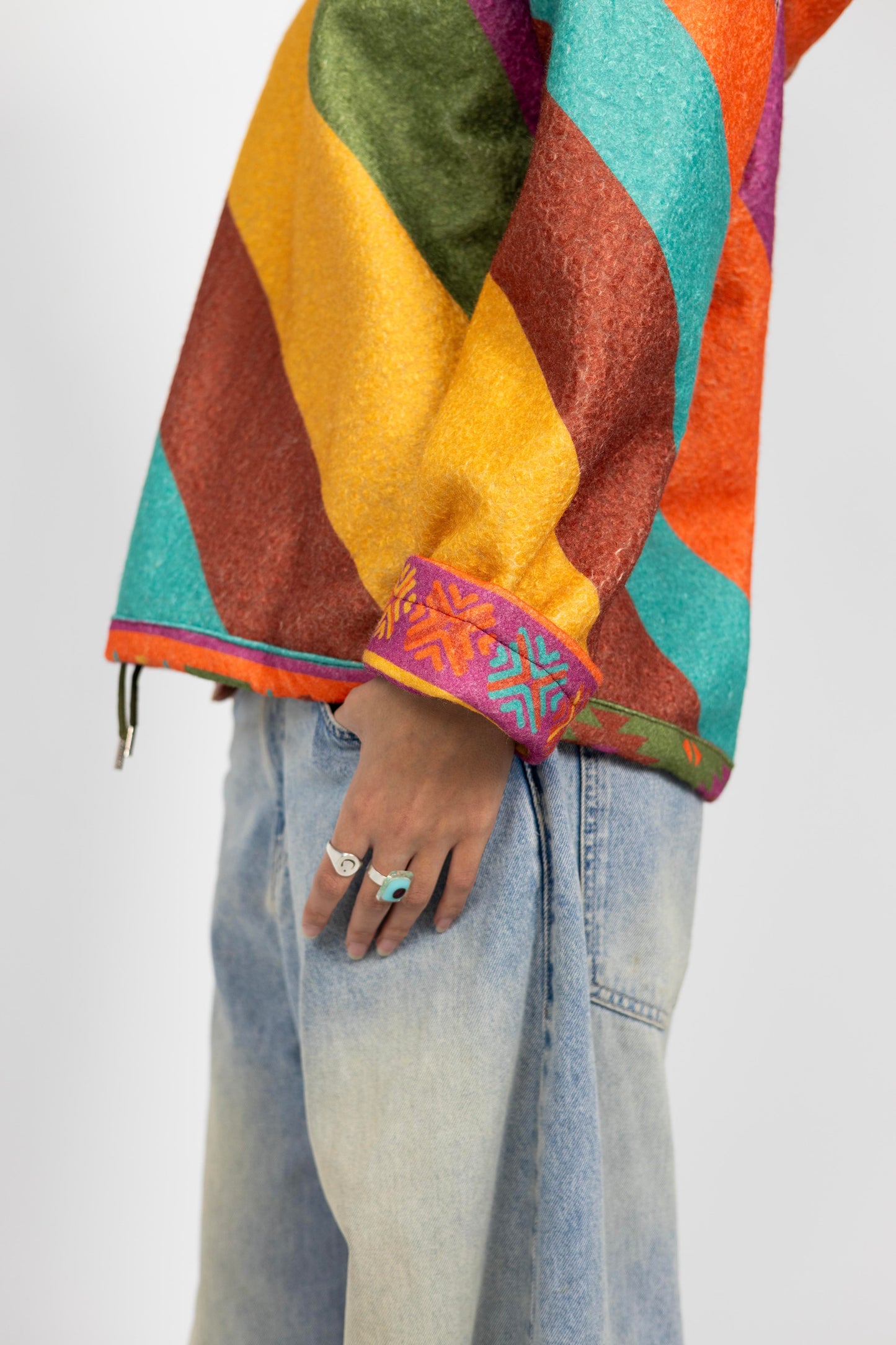 Flocons Et Bonbons Reversible Hoodie