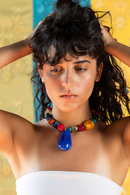 Ocean Sand Suede Necklace