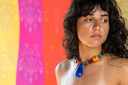 Ocean Sand Suede Necklace