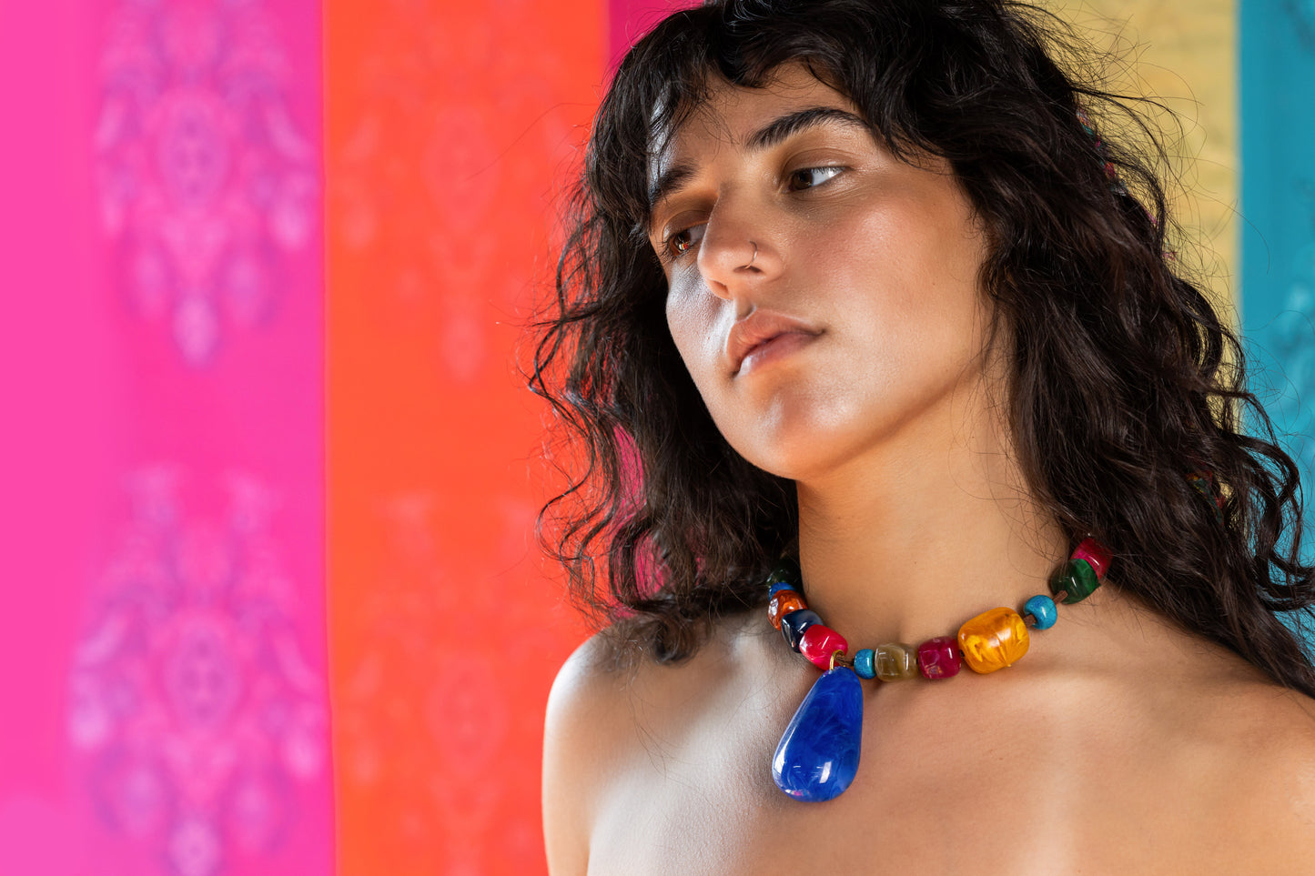 Ocean Sand Suede Necklace