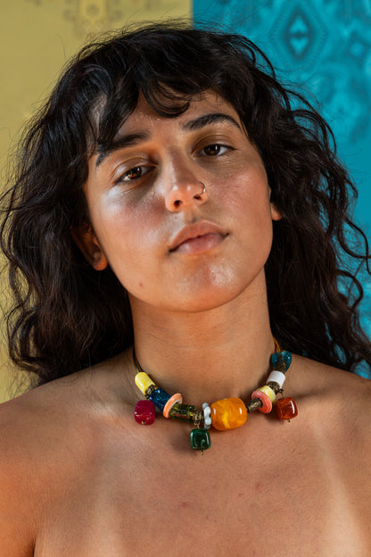 Sun Rays Copper Necklace
