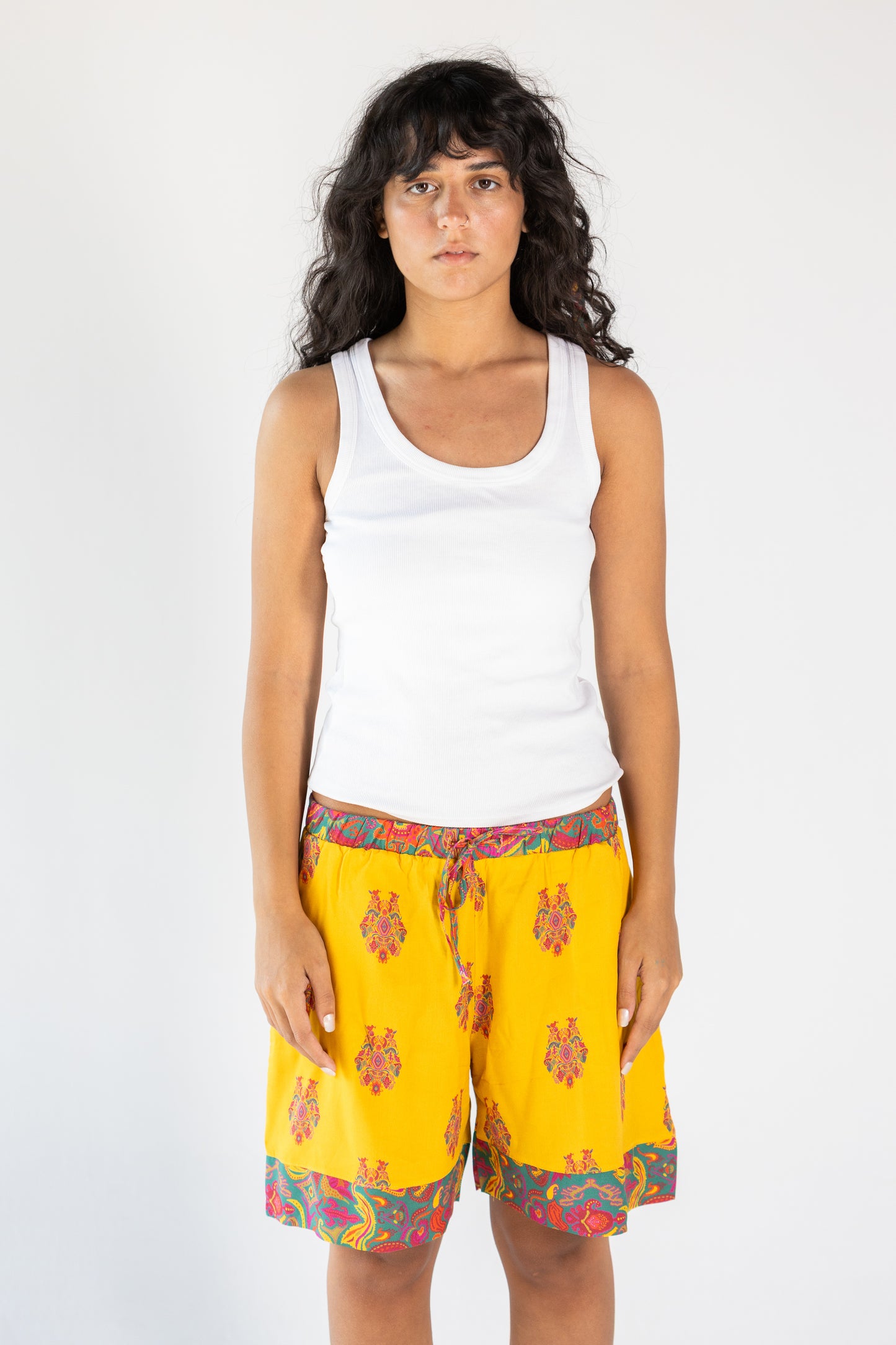 Ciel Et Miel Pull-On Cotton Shorts