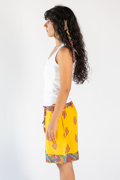 Ciel Et Miel Pull-On Cotton Shorts