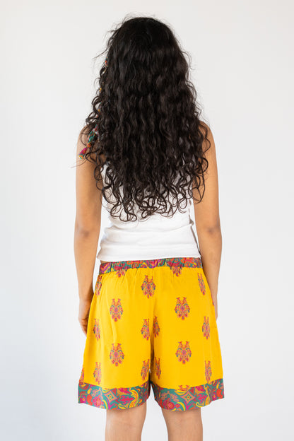Ciel Et Miel Pull-On Cotton Shorts
