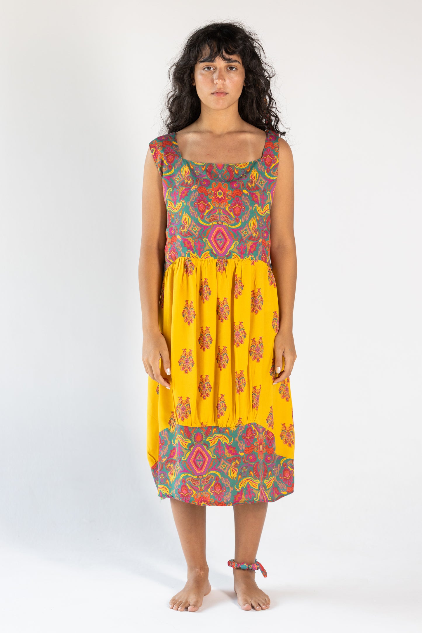 Ciel Et Miel Cocoon Cotton Dress
