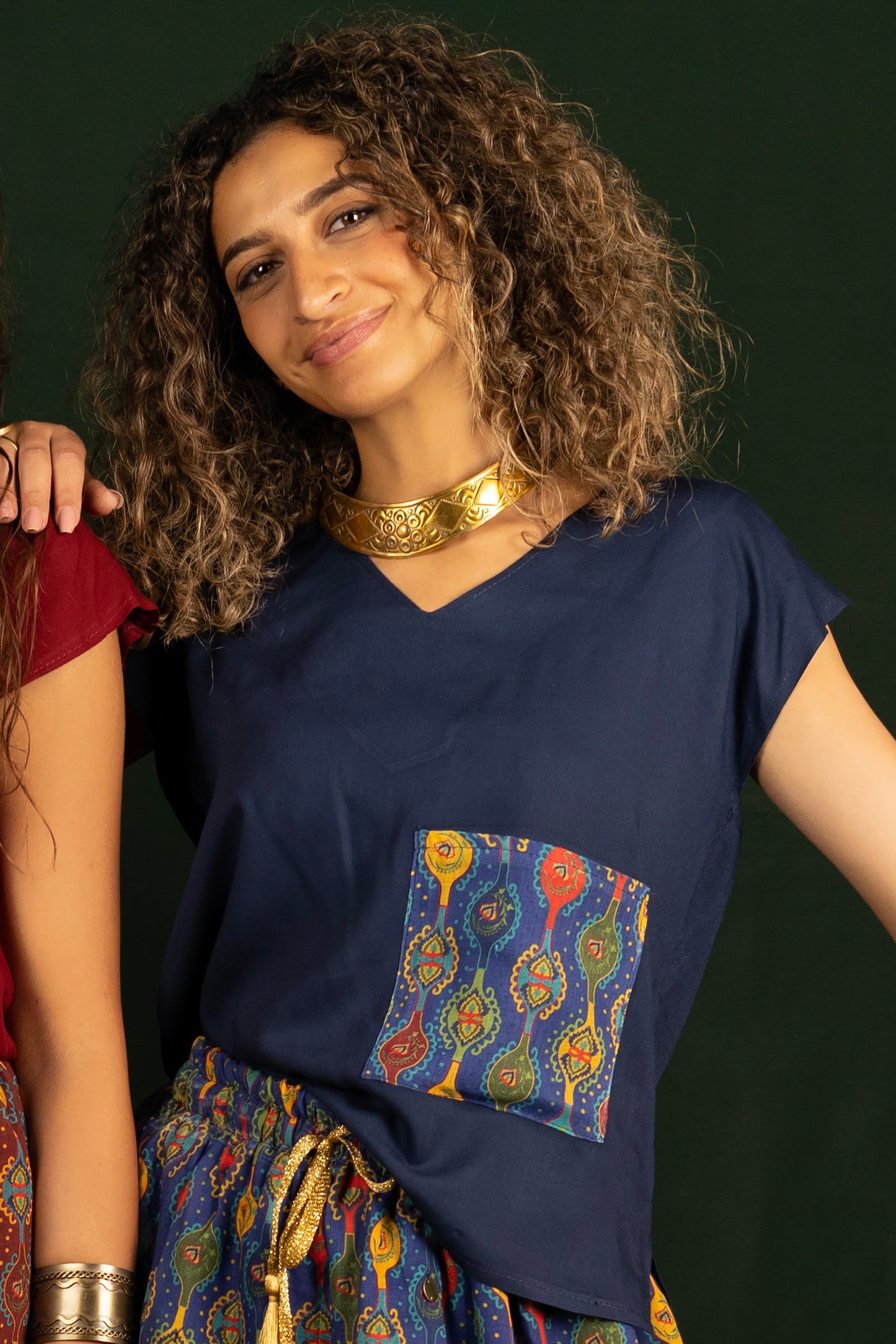Beach Nights Plain Blouse