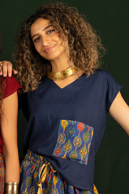 Beach Nights Plain Blouse